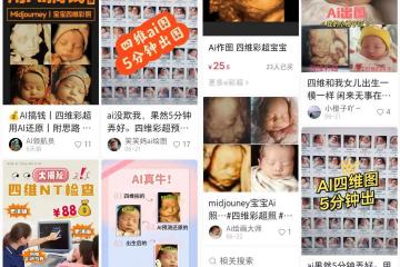 婴儿四维AI预测项目副业思路，信息差日入过万的项目